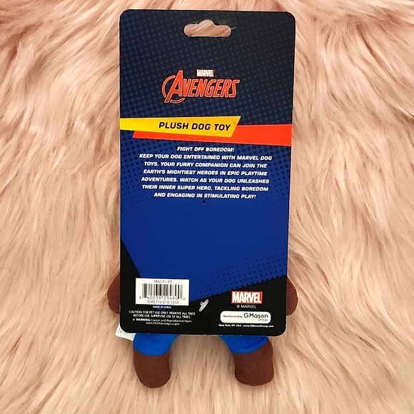 Brand New MARVEL AVENGERS PLUSH Dog Toy - Picture 2 of 4